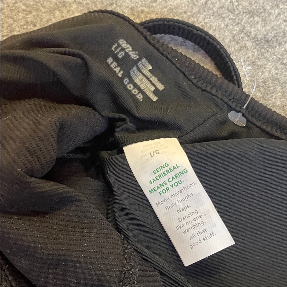 Aerie Black Swim Top - Picture 2 of 3